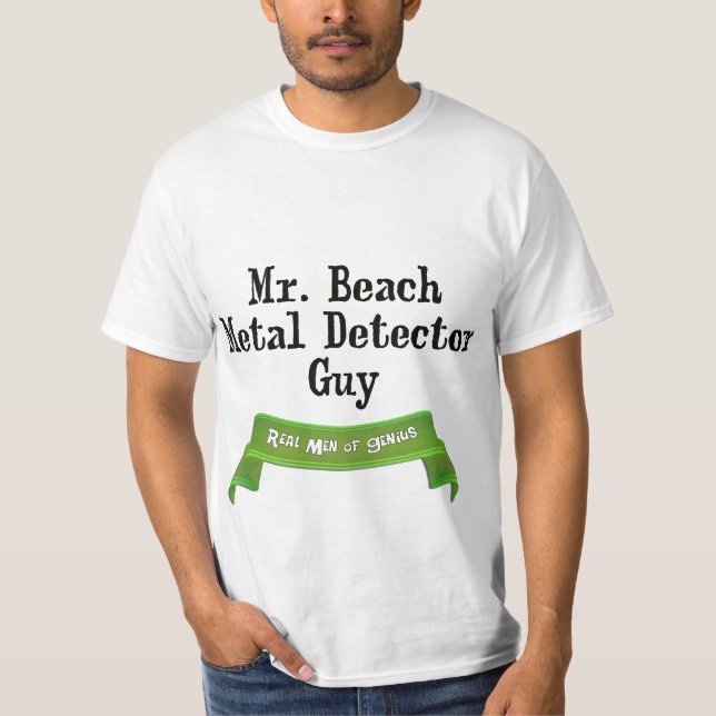Beach Metal Detector T-Shirt (Front)