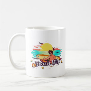 Beach Mill: Surf, Sun, and Fun Coffee Mug