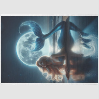 Beach Moon Mermaid Tissue Paper