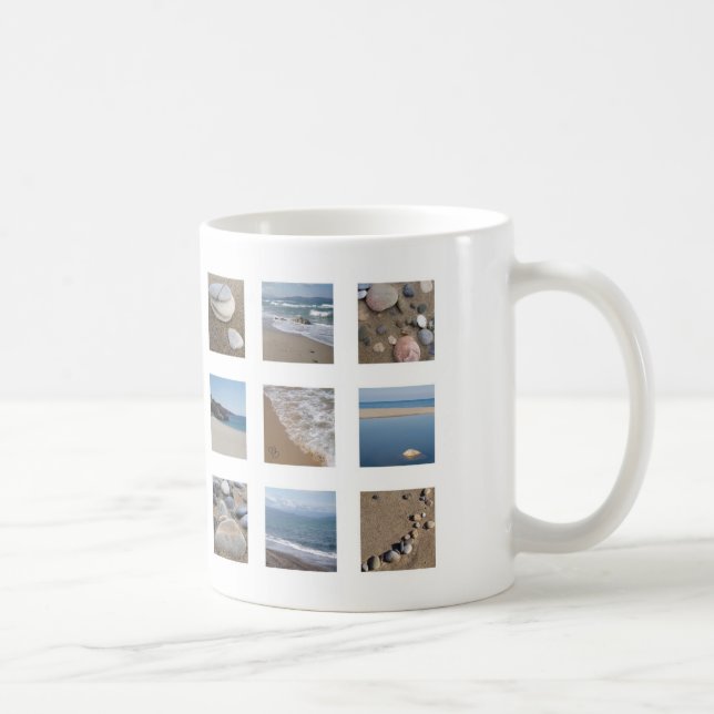 Beach Mosaic Photo Mug (Right)