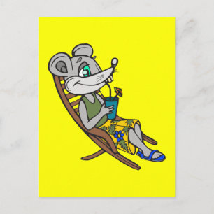 Beach Mouse Postcard