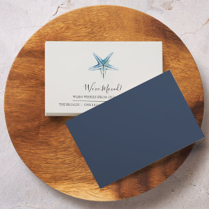 Beach Moving Announcement Cards