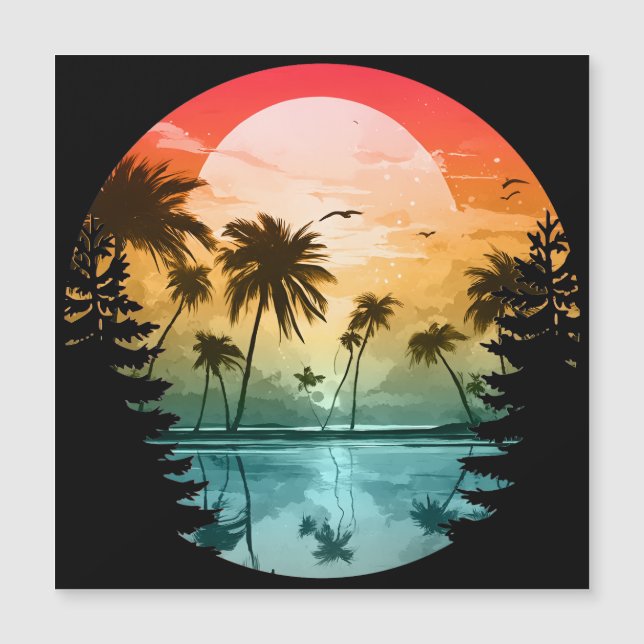 Beach nature scenery summer vacation gift (Front)