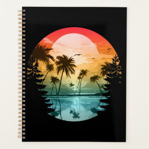 Beach nature scenery summer vacation gift planner