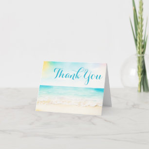 Beach Nautical Cruise Employee Appreciation Thank You Card