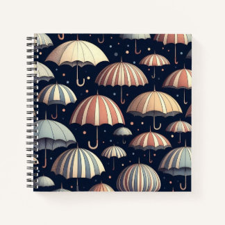 Beach Nights in The Rain Notebook