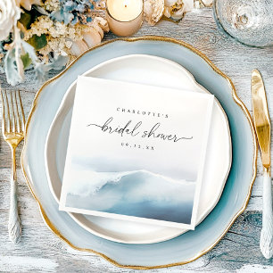 Beach Ocean Bridal Shower Napkin