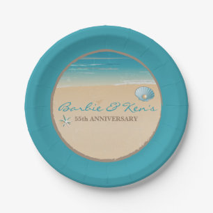 Beach, Ocean Party Paper Plate