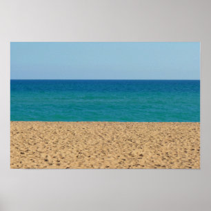 Beach, Ocean, Sky Poster
