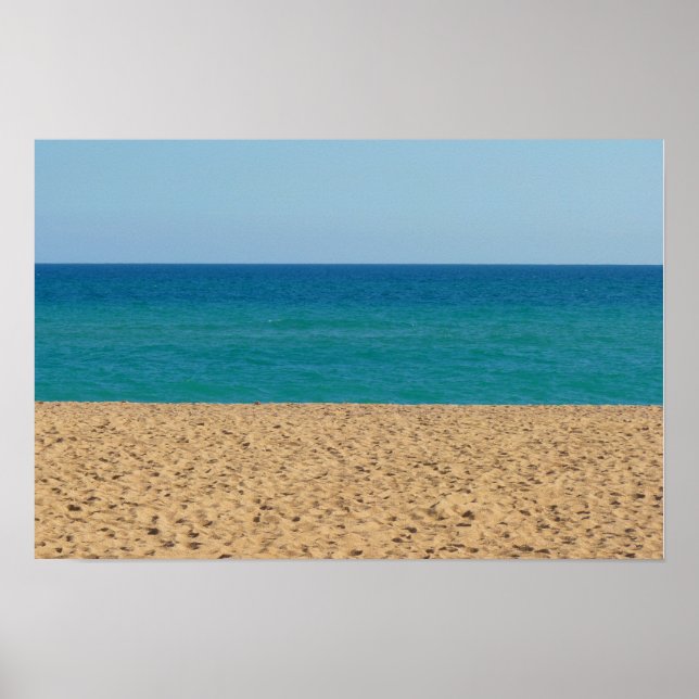 Beach, Ocean, Sky Poster (Front)