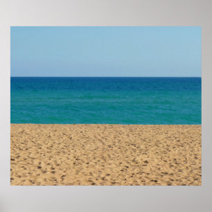 Beach, Ocean, Sky Poster