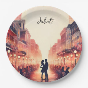 Beach Ocean Summer New Orleans Bridal Shower Paper Plate