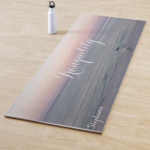 Beach Ocean Sunrise Personalized Yoga Mat