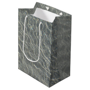 Beach Ocean Water Ripples & Sand  Medium Gift Bag