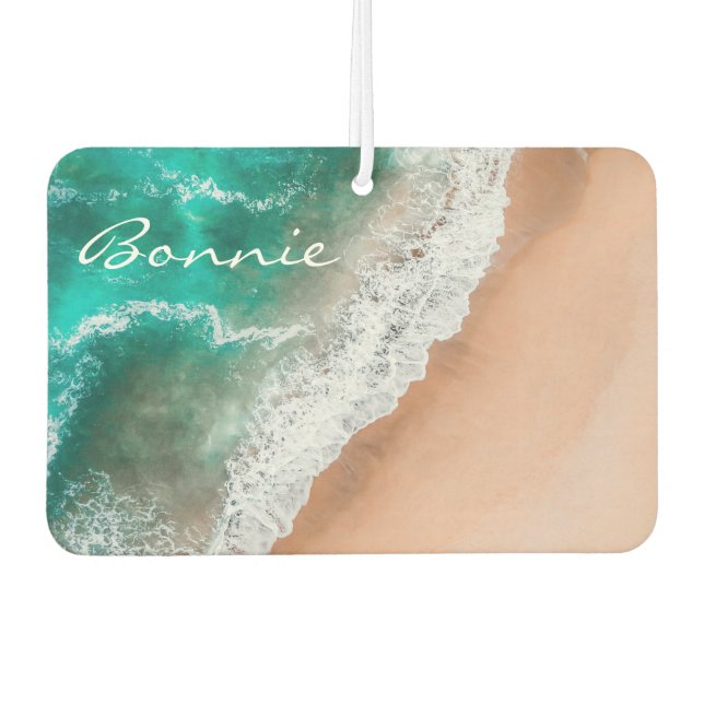 Beach ocean water seashore sand tropical summer air freshener (Front)