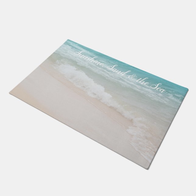 Beach Ocean Waves          Doormat (Angled)