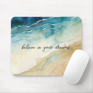 Beach Ocean Waves Mouse Pad