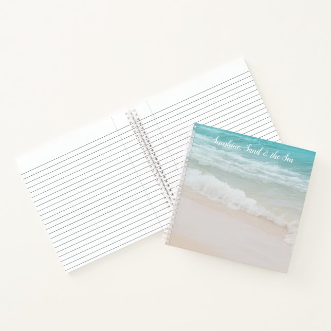 Beach Ocean Waves          Notebook (Inside)