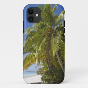 Beach on One Foot island, Aitutaki, Cook Islands iPhone 11 Case