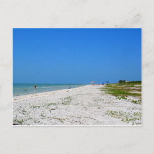 Beach on Sanibel Island Postcard