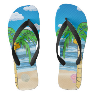 Beach Pair of Flip Flops