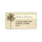beach palm tree address labels