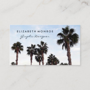 Beach Palm Tree Business Card