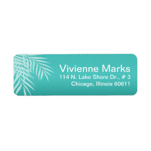 Beach Palm Tree Silhouette   aqua