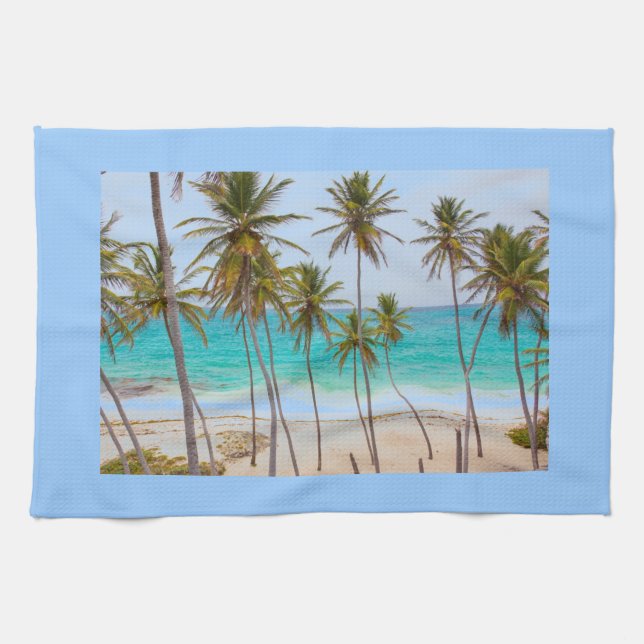 Beach Palms Kitchen Towel (Horizontal)