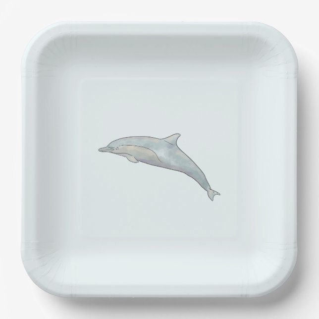 Beach  paper plate (Front)