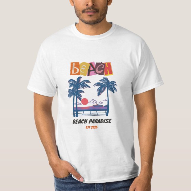 Beach Paradise  T-Shirt (Front)