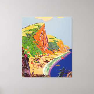 beach party 37x45 canvas print