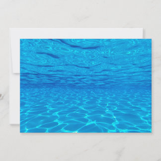 Beach party blues sun ocean water pool pop colour invitation