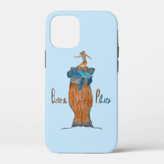 Beach party design iPhone 12 mini case