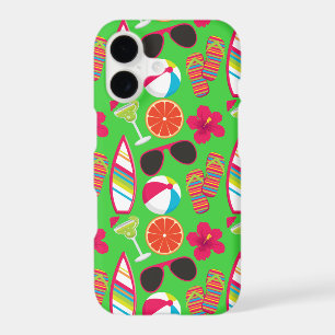 Beach Party Flip Flops Sunglasses Beach Ball Green
