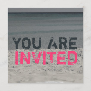 Beach Party Invitation