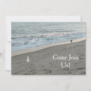 Beach Party Invittation can be Personalized Invitation