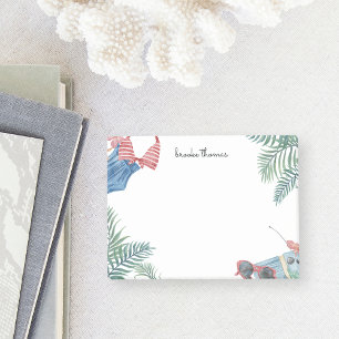 Beach Party Personalized Post-it Notes
