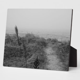Beach path plaque