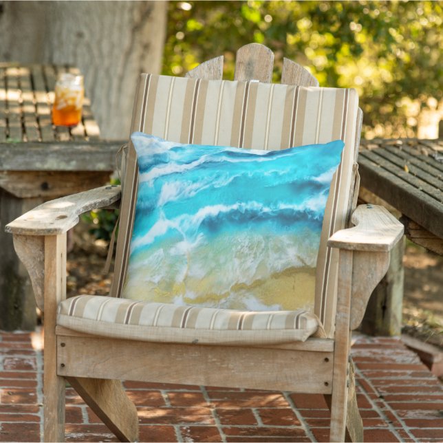Beach Patio Outdoor Pillow (Chair)