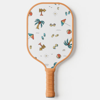 Beach Pattern Pickleball Paddle