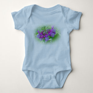 Beach Pea - Lathyrus japonicus - Wildflower Baby Bodysuit