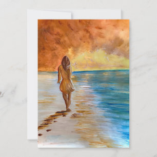 Beach Peace Thank You Card