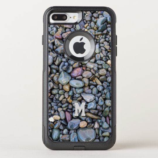 Beach Pebbles custom monogram phone cases
