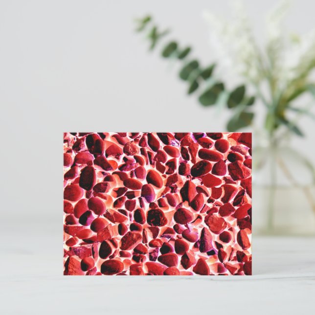 BEACH PEBBLES POSTCARD (Standing Front)