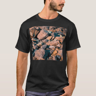 beach pebbles sea stones T-Shirt