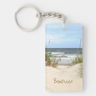 Beach Personalized Keychain