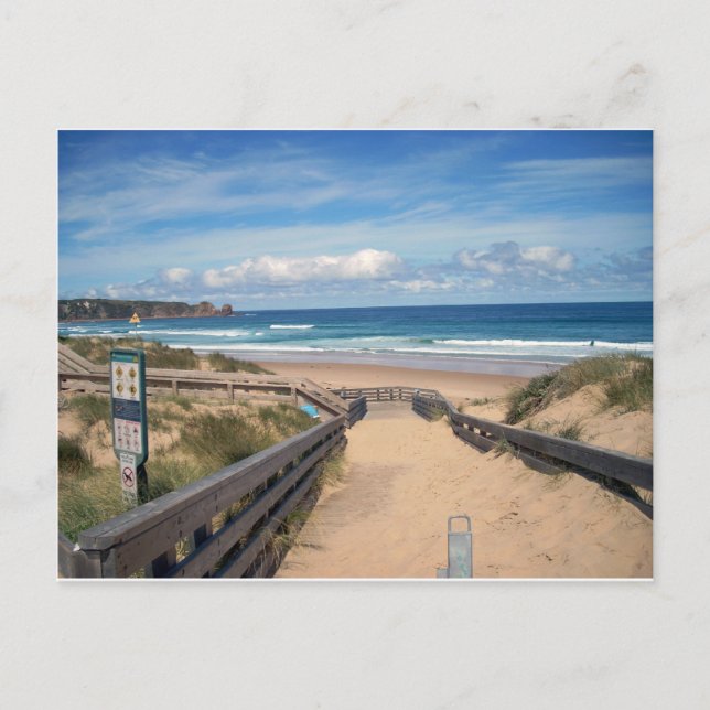beach philip island australia postcard (Front)