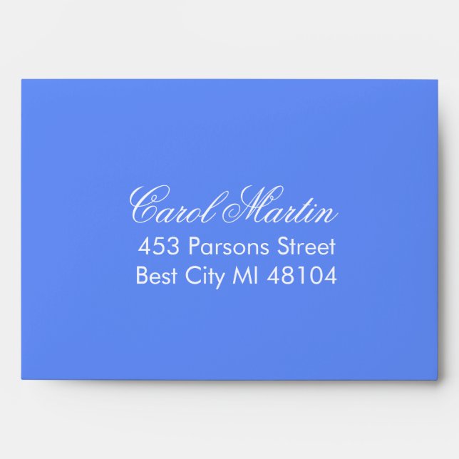 Beach Photo Destination-  Table Number Envelope (Front)