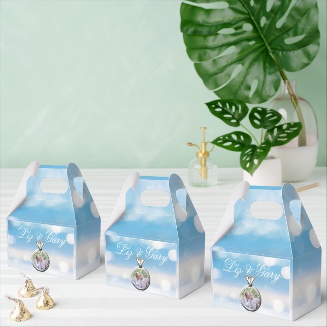 Beach Photo Destination Wedding  Favor Box (Multiple)
